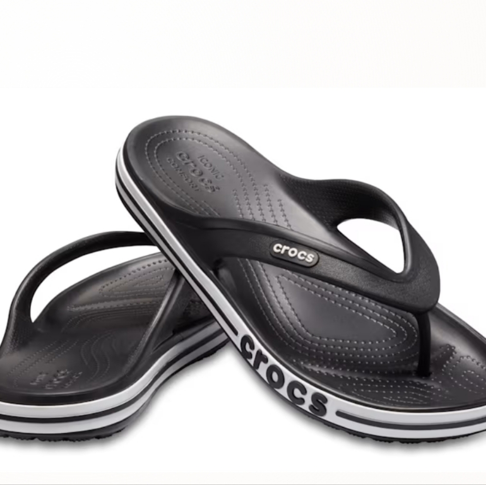 CROCS Bayaband Flip-Flop Sandal- Black